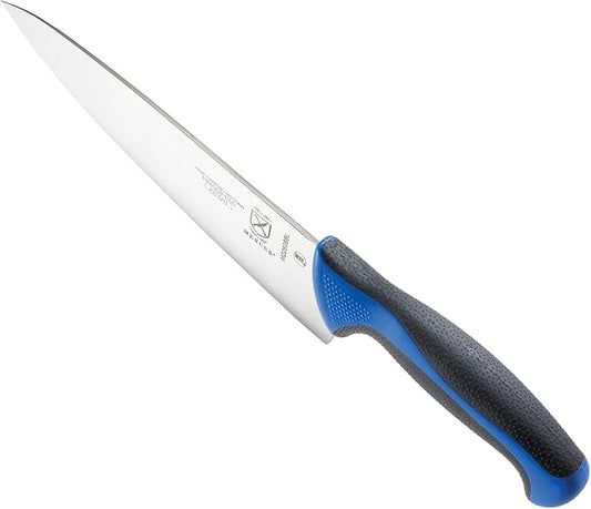 Mercer Culinary Millennia Colors 5-Piece Magnetic Board Set with Blue Handles, Bamboo, 16 x 8 x 18 inches