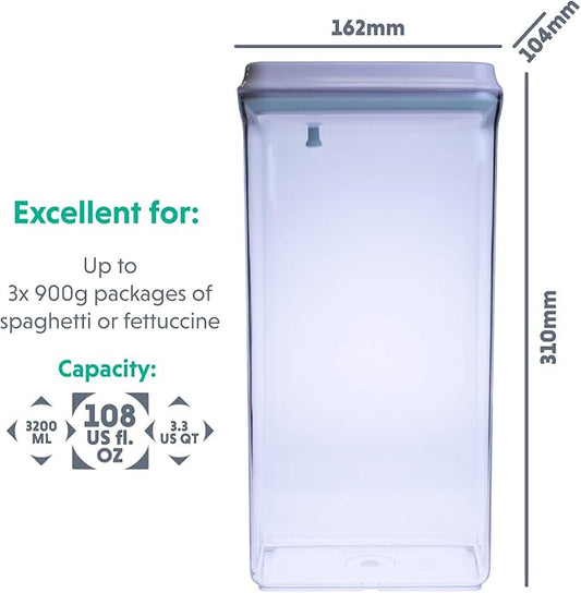 Bop Top | Airtight Meal Prep Containers with Lids | Food Storage Container Sets | Snack and Overnight Oats Fridge Organizer | Pantry and Kitchen Organization