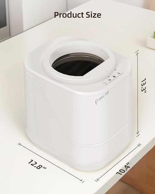 Electric Composter for Kitchen, 4L Countertop Compost Bin, Smart Composter Home Indoor Fertilizer Machine Odorless, Turn Waste to Pre-Compost for Plants