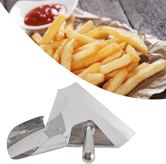 French Fry Bagger Scoop, French Fries Shovel Commercial Fry Bagger Scooper Food French Fries Shovel Fry Scoop for Cinemas Buffet