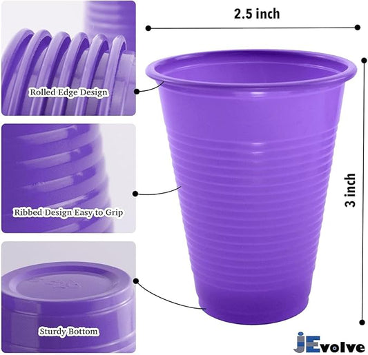 100 PCs Dental Grade Disposable 5oz Plastic Cup Sturdy & Durable Unisex Dental for Drinking | Perfect as Rinsing, Mouthwash