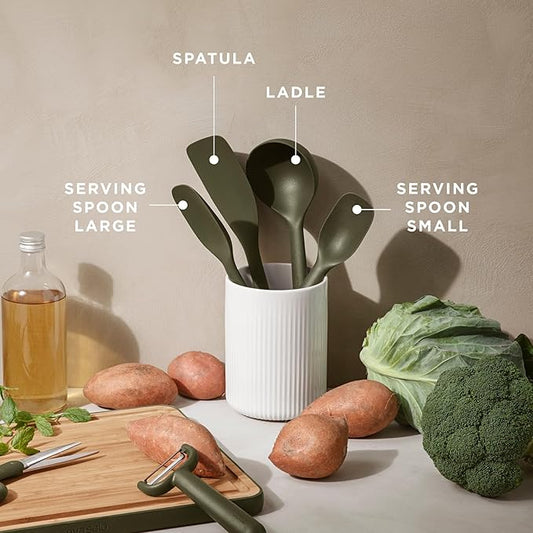 EVA SOLO | Green Tools serving Spoon | Large | Danish Design & Functionality | Green